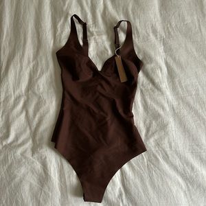 Skims Body Plunge Thong Bodysuit